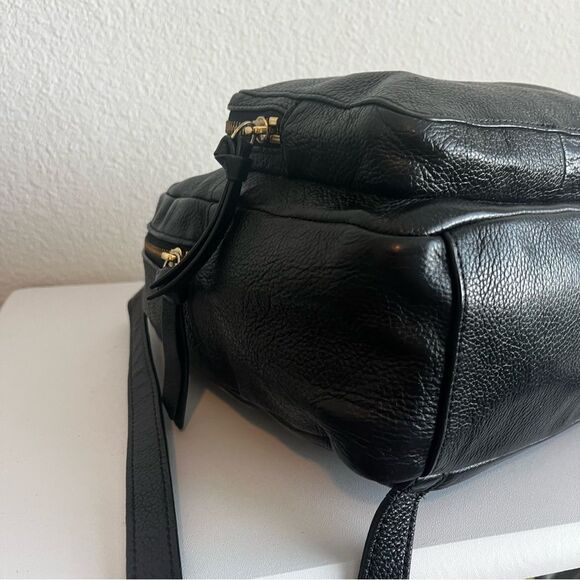 KATE SPADE Black Leather Mini Emma Lina Hudson Backpack Shoulder Bag - Picture 6 of 11